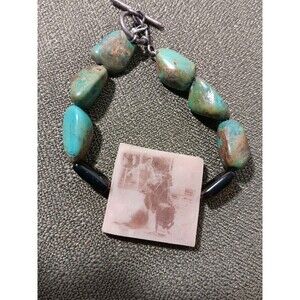 Western Heritage Turquoise Bracelet 8 Inch Toggle